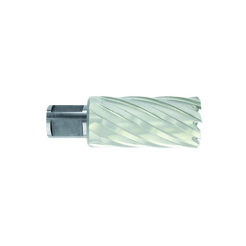HSS Сore Drill Ø27X80X50 mm, long series, Weldon shank Ø19 mm. Bright, uncoated HSS Сore Drill Ø27X80X50 mm, long series, Weldon shank Ø19 mm. Bright, uncoated