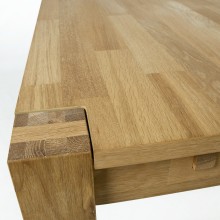 Dining table CHICAGO NEW 120x90xH76cm, oak