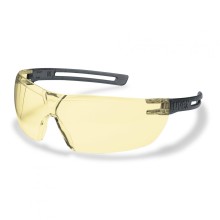 Safety glasses Uvex X-Fit, yellow panoramic lens, supravision excellence.