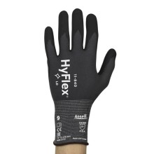 Защитные перчатки Ansell HyFlex 11-840, размер 8. Нейлон, спандекс. Вспененный нитрил с ладонью. Розничная упаковка