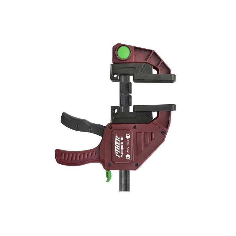 One hand quick clamp PIHER MAXI 9,4x15cm max 300kg One hand quick clamp PIHER MAXI 9,4x15cm max 300kg