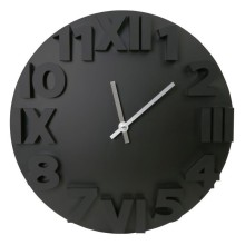 Platinet wall clock Modern, black (42985)