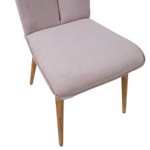 Chair NOVA greyish pink