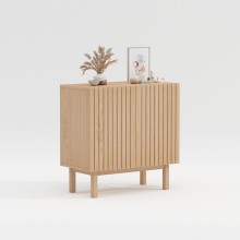 Sideboard SUNNY 80x40xH80cm, melamine oak