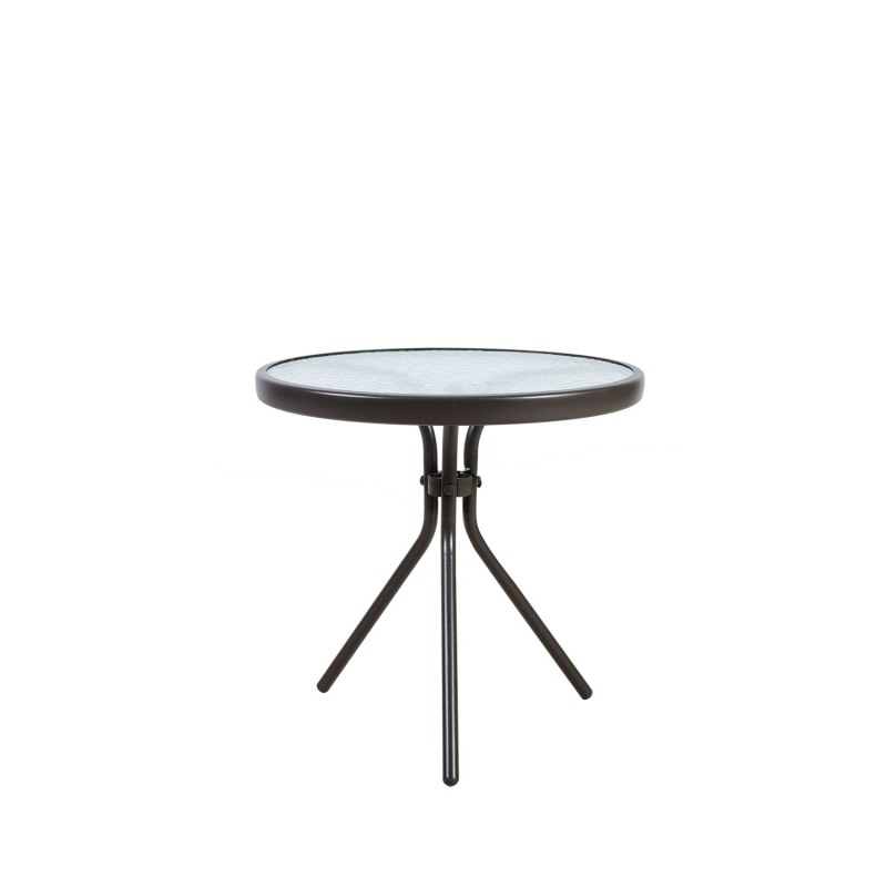 Table DUBLIN D50xH46cm, dark brown Table DUBLIN D50xH46cm, dark brown