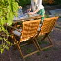 Garden furniture set FINLAY table and 4 chairs