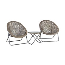 Garden furniture set TURKU side table, 2 chairs