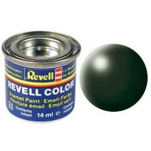 Revell enamel paint dark green semi-matte
