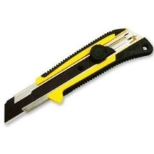 Extra heavy duty cutter with comfort-grip handle 25 mm and dial blade lock