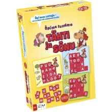 Tactic board game Let's learn letters and words with Lotte