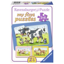 Ravensburger my first puzzle 3x6 pcs
