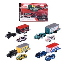 Simba Majorette racing car + trailer