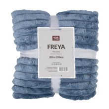 Plaid FREYA XL 200x230cm, light blue