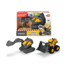 Dickie Toys Volvo mini construction vehicle, 3 different