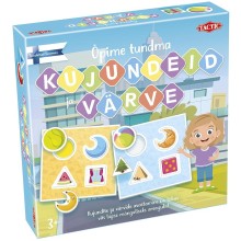 Tactic board game We learn about shapes and colors
