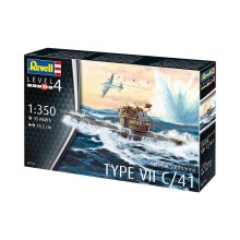 Revell adhesive model German submarine VII C/41 1:350