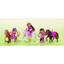 Simba doll with Evi's horse