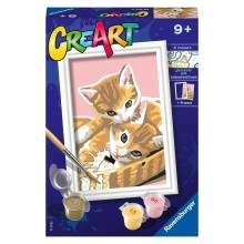Ravensburger paint by numbers Cute kitties