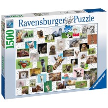 Ravensburger puzzle 1500 pcs. Funny animals