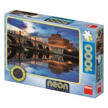 Dino neon puzzle 1000 pieces Angel's fortress