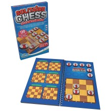 ThinkFun Travel Game Magnetic Solitare Chess