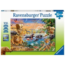 Ravensburger puzzle 100 pieces Animals by the water
