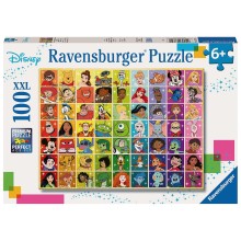Ravensburger puzzle 100 pieces Disney several characters
