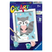 Ravensburger Paint by Number Cute Raccoon