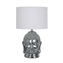Table lamp BUDDHA H34,5cm, silver