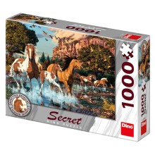 Dino hide and seek puzzle 1000 pcs Horses