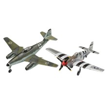Revell Messerschmitt Me262 & P-51B Mustang 1:72 Combat Kit
