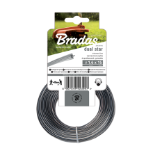 Trimmer line RIPPER DUAL, star 3,0mm x 15m