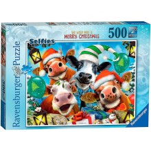 Ravensburger puzzle 500 pcs Animals Merry Christmas