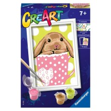 Ravensburger paint by numbers Bunny in a cup