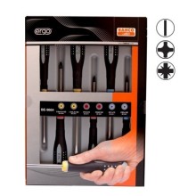 Screwdriver set ERGO™ 6 pcs - PH1/2 PZ1/2 SL 4,0/5,5