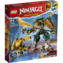 LEGO Ninjago Lloyd and Arin ninja team robots