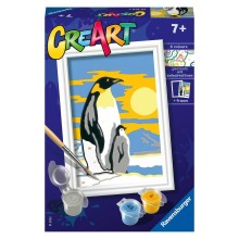 Ravensburger Paint by Number Penguin Family