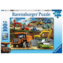 Ravensburger puzzle 100 pieces Construction machines