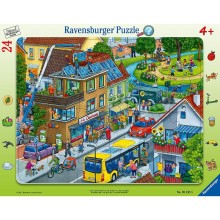 Ravensburger large tile puzzle 24 pcs Our village