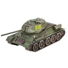 Revell adhesive model Russian tank T34/85 1:72