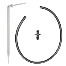 Long angled arrow dripper 2,2l/h with adapter and hose 50cm