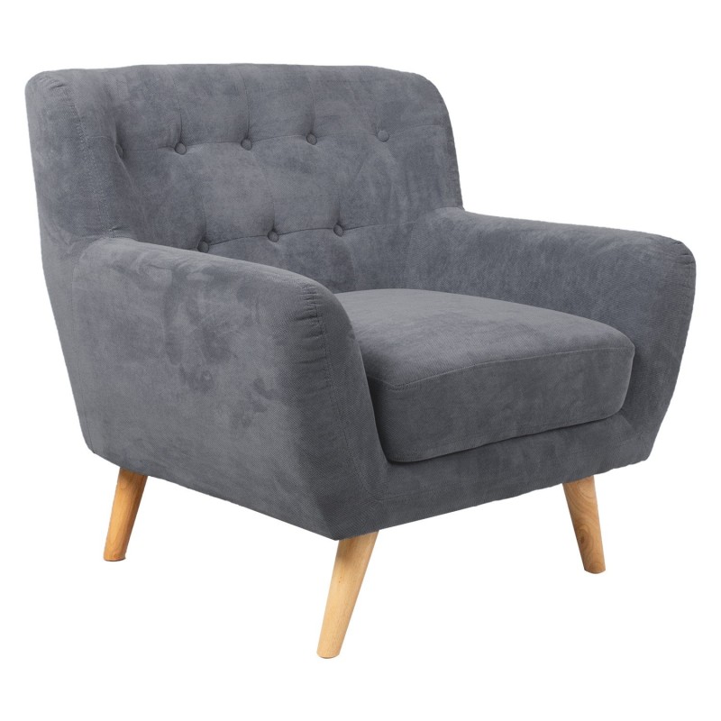 Кресло RIHANNA 93x84xH87cм, материал покрытия: ткань, цвет: серый