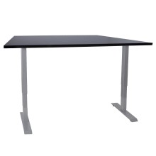 Desk ERGO with 2 motors 140x80cm, black