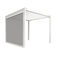 Blind wall for awning MIRADOR 3m, white/light grey