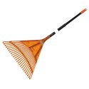 24-tine rake leaf