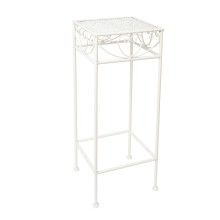Flower stand SANDY 23x23xH60cm, antique white
