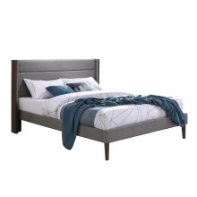 Кровать TEXAS с матрасом HARMONY DUO 160x200см, серый