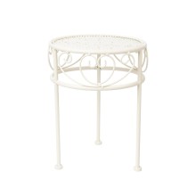 Flower stand SANDY D25xH33cm, antique white