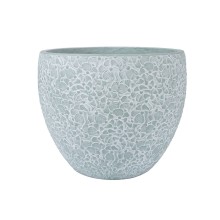 Plant holder FLORA D37xH30cm, black/grey