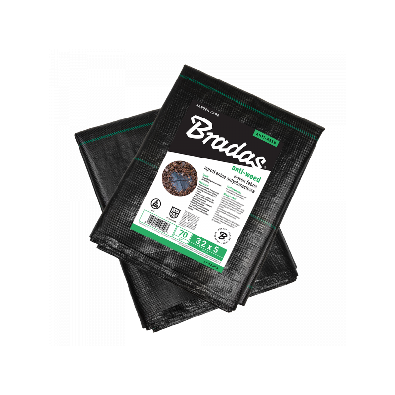 Anti-weed woven PP black UV, 70g, 0,6 x 10m Anti-weed woven PP black UV, 70g, 0,6 x 10m
